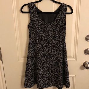 Black and white dress